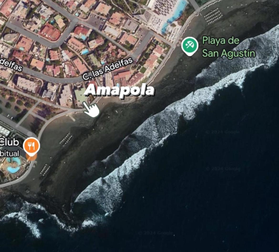 Amapola Blue Sea - Recien Reformado, Frente Al Mar Daire San Agustín Dış mekan fotoğraf